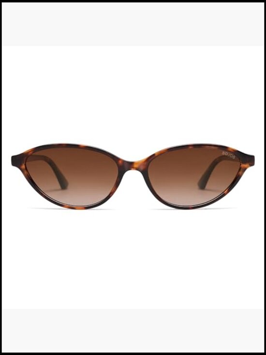 Polarized Oval Sunglasses Retro 90s Style Lightweight Plastic Frame main image 7